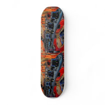 Neon Guitar Board skateboards by HeavenOnEarth Neon Guitar Board skateboards