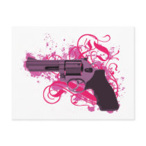 Neon Gun Postcard