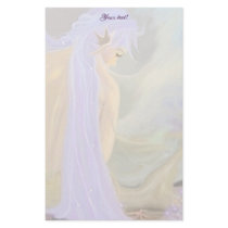 Neon-Haired Mermaid! Custom Stationery