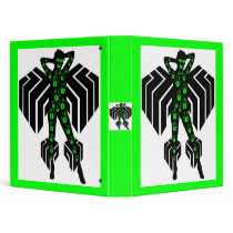 NEON HANDS GREEN BINDER