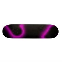 neon heart skateboard