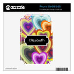 abstract, pattern, abstract pattern, neon hearts