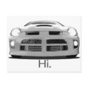 Neon "Hi." postcards by blodisign Neon "Hi." postcards