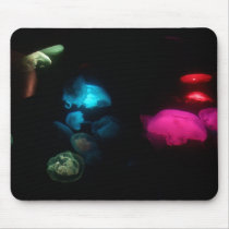 Neon Jellyfish Mousepad