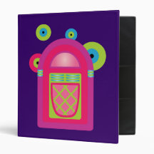 Neon Jukebox Binders