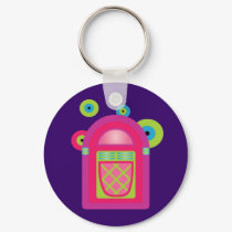 Neon Jukebox keychains