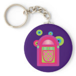 Neon Jukebox Key Chains