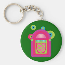 Neon Jukebox Keychains