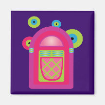 Neon Jukebox Magnets