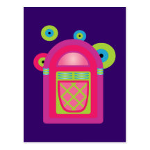 Neon Jukebox Post Cards