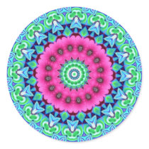 Neon Kaleidoscope Design stickers by sharpcreations Neon Kaleidoscope Design stickers