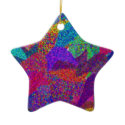 Neon Leaves Holiday Ornaments ornament