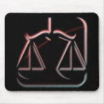 Neon Libra mousepad