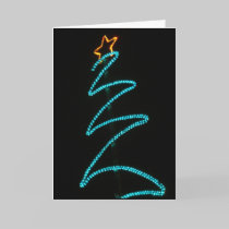 Neon light tree cards by cardart Neon light tree cards