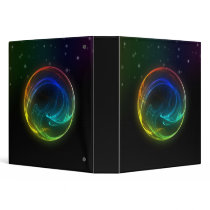 Neon light world - vinyl binder