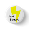 Neon Lightning Button by neonscooters Neon Lightning Button