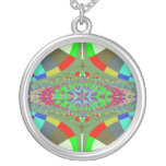 Neon Lights Ladder Fractal Pendants