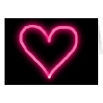 Neon Love Card by tiaraguard Neon Love Card