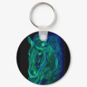 Neon Mane Keychain by RookyStudios Neon Mane Keychain