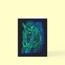 Neon Mane Notecards