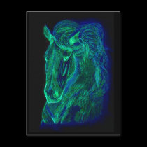 Neon Mane Postcards by RookyStudios Neon Mane Postcards