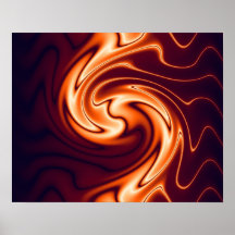 Neon Marbling Poster