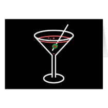Neon Martini cards by toxiferous Neon Martini cards