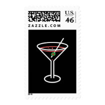 Neon Martini Postage