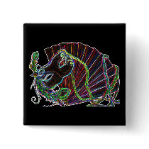 Neon Masquerade Button