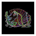Neon Masquerade Poster posters by RankinOriginals Neon Masquerade Poster posters