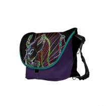 Neon Masquerade Rickshaw Messenger Bag rickshaw messenger bags