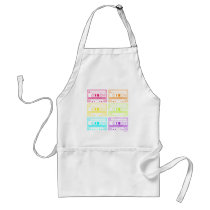 Neon Mix Tapes aprons