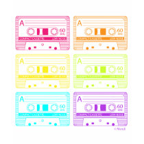 Neon Mix Tapes t-shirts