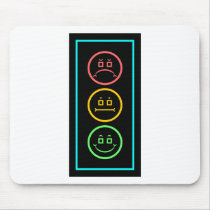 Neon Moody Stoplight mousepads