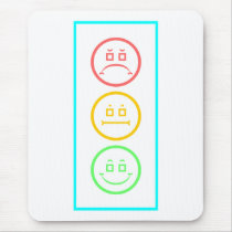 Neon Moody Stoplight mousepads