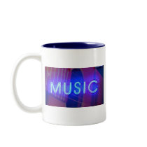 Neon Music Coffee Mug