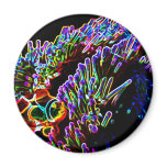 Neon Nemo Fridge Magnet