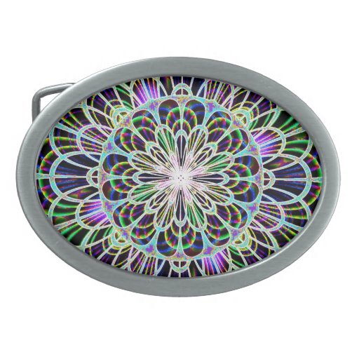 Neon Nights Belt Buckle
