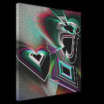 Neon Nights canvas prints