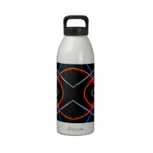 Neon NYC Black and Neon Photographic Art Drinking Bottles