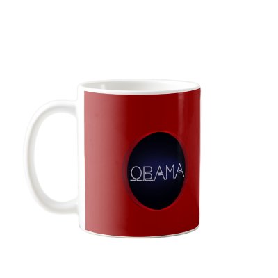 Neon Obama Mugs by aslentz
