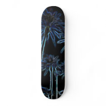 Neon Palm Tree Skateboard by hackshark Neon Palm Tree Skateboard