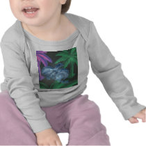 Neon Palm t-shirts by Debrene Neon Palm t-shirts