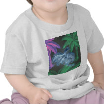 Neon Palm t-shirts by Debrene Neon Palm t-shirts