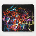 NEON PARTY MOUSEPAD by phoenixstickers NEON PARTY MOUSEPAD