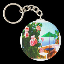 Neon Patio Keychain keychains