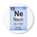 Neon Periodic Table Element Fridge Magnets