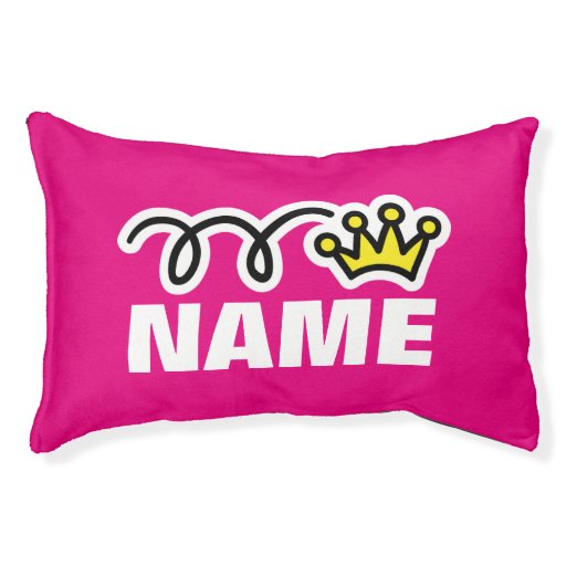 Pink Crown Dog Bed Pink Crown Dog Bed