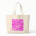 Neon Pink Zebra bags by NotionsbyNique Neon Pink Zebra bags