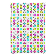 Neon Polka Dots iPad Mini Case
